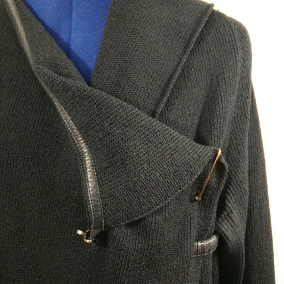 ANNETTE GÖRTZ Germany Leather Strap Cardigan XL - Picture 8 of 8